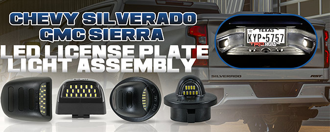Conjunto de luces LED para matrícula de camión